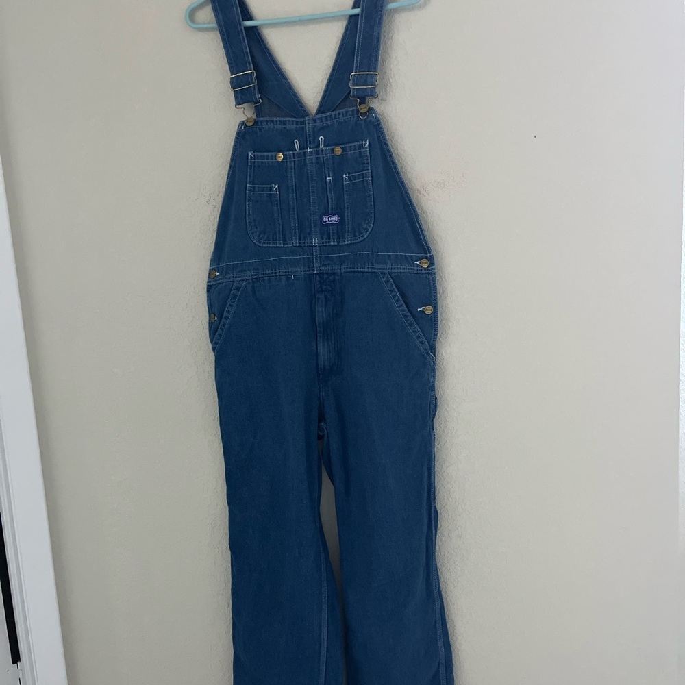 Big Smith Bibs Mens 36 x 29 Carpenter Denim Overalls Jean Farmer USA Made Work